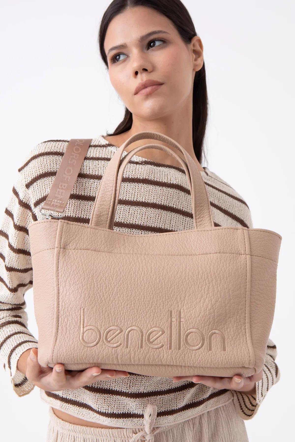 United Colors Of Benetton Kadın Kol Çantası BNT 1477 - Ten