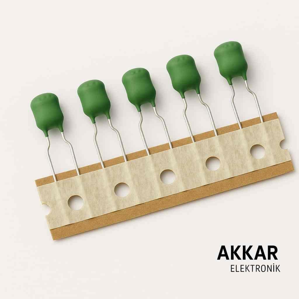 10µH kondansatör tipi (radial) bobin ürün görseli