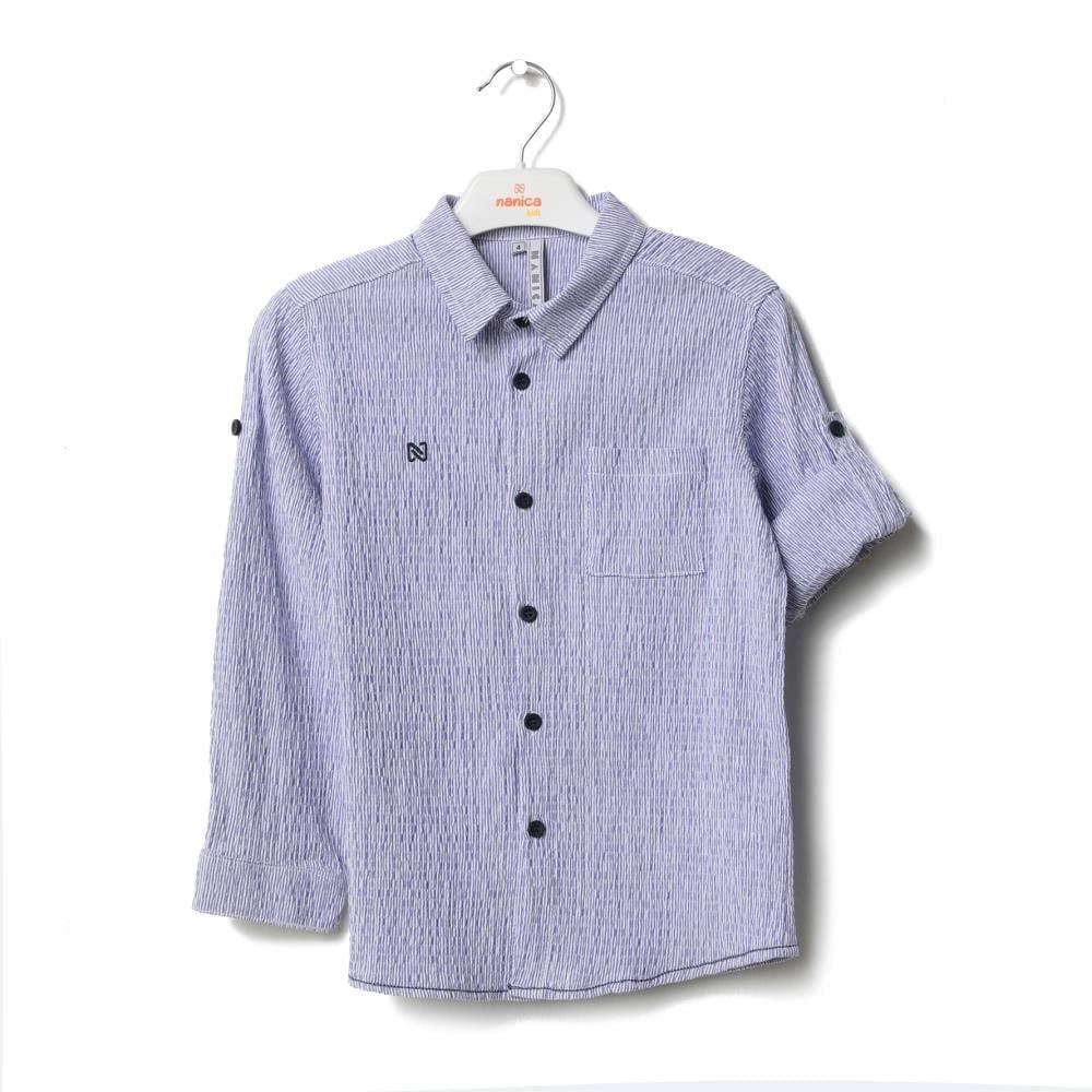 Boys Striped Cotton Shirt Ages 1–5 – 123119