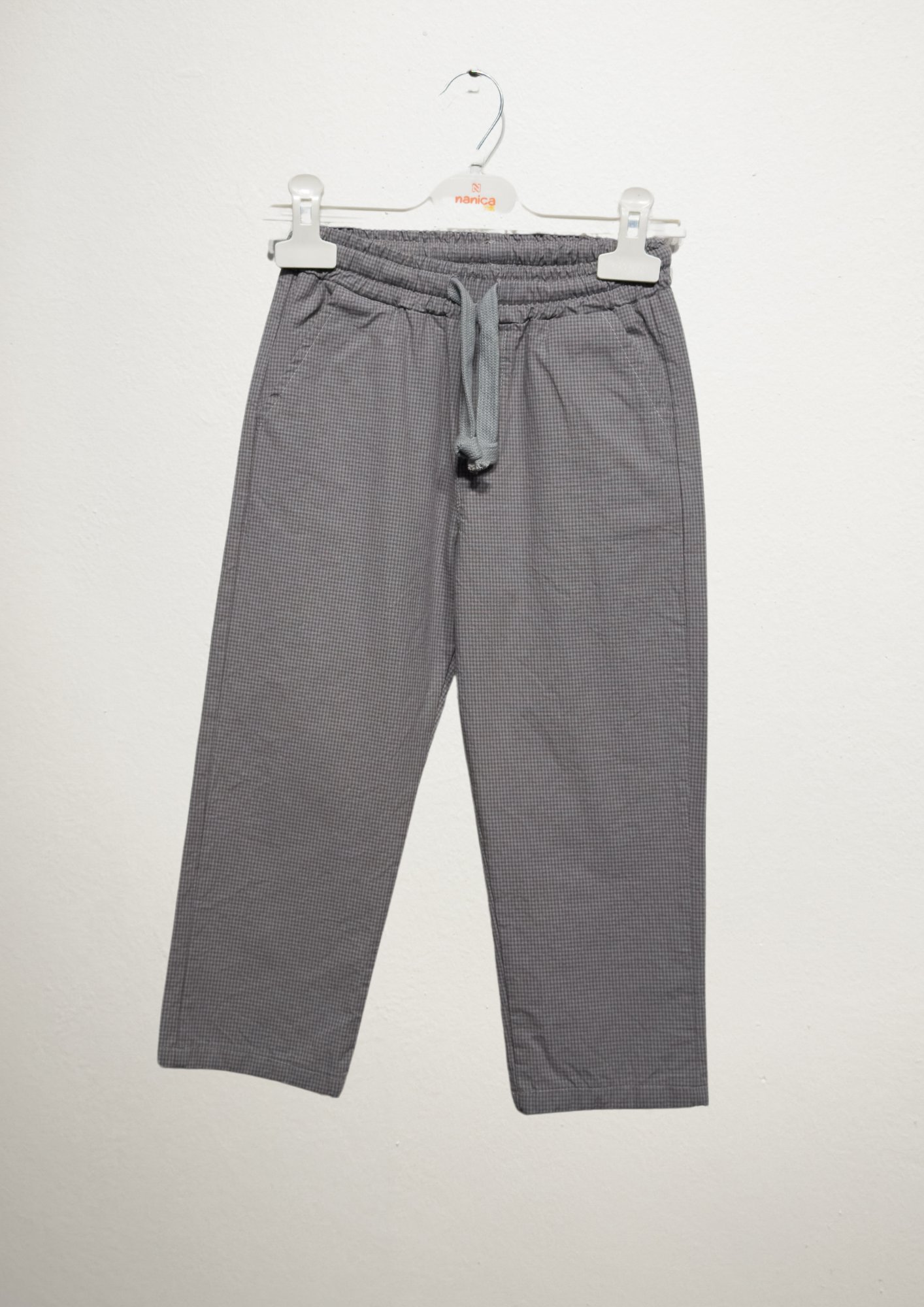 Erkek Çocuk Cotton Ekoseli Pantolon 6-16 Yaş - 125237