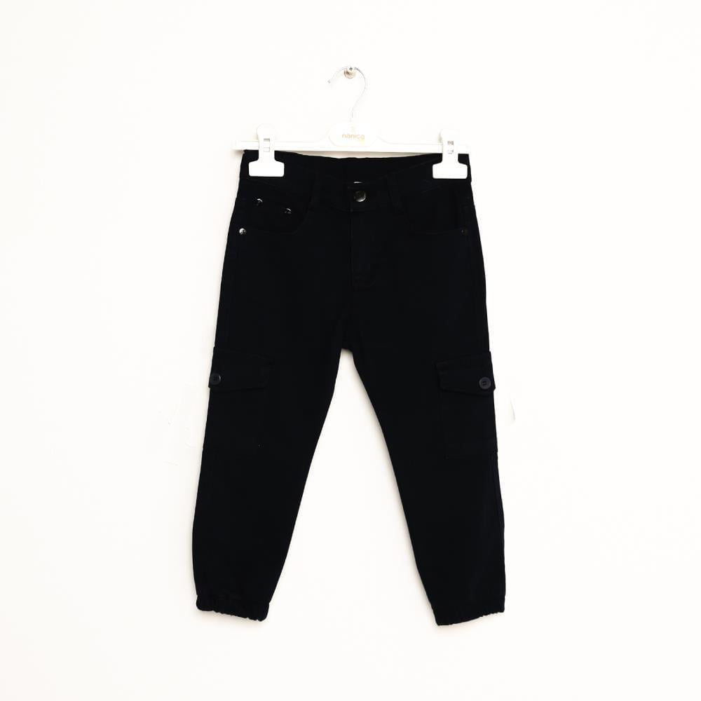 Erkek Çocuk Gabardin Kargo Pantolon 6-16 Yaş