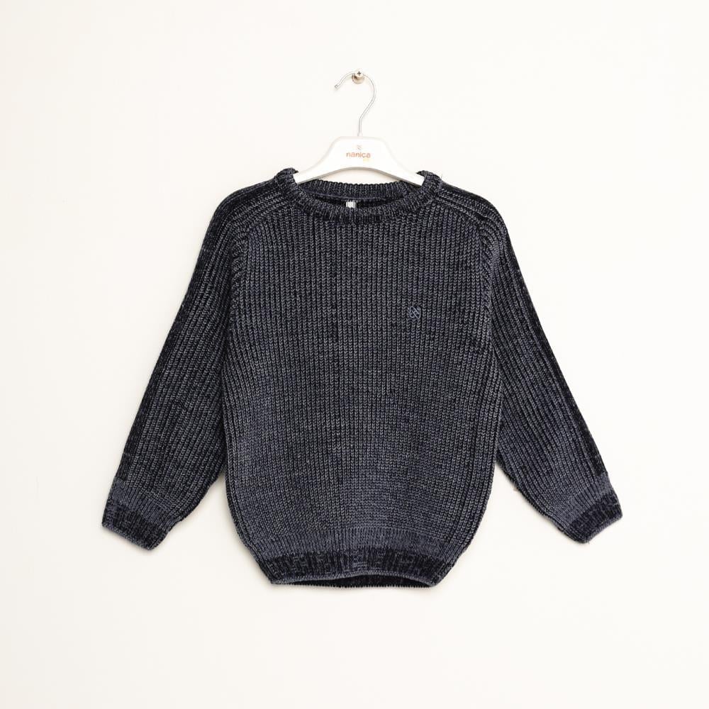 Boys Terry Knit Sweater Ages 6–16 – 323405