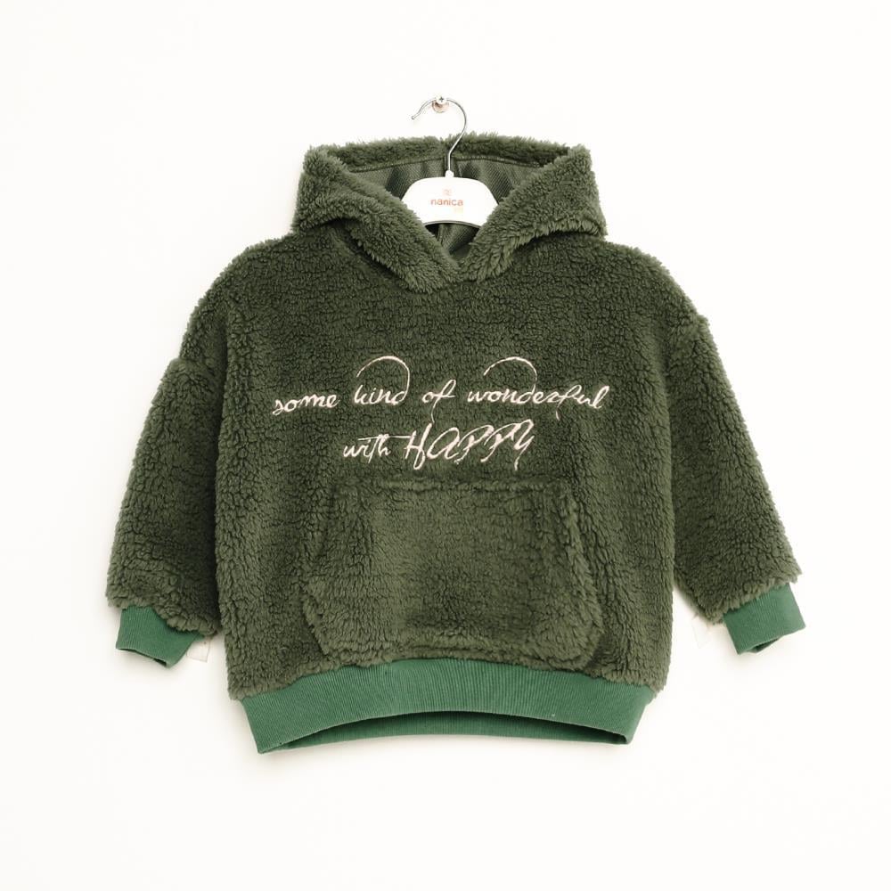 Girls Hooded Plush Sweatshirt Ages 1–5 – 423306