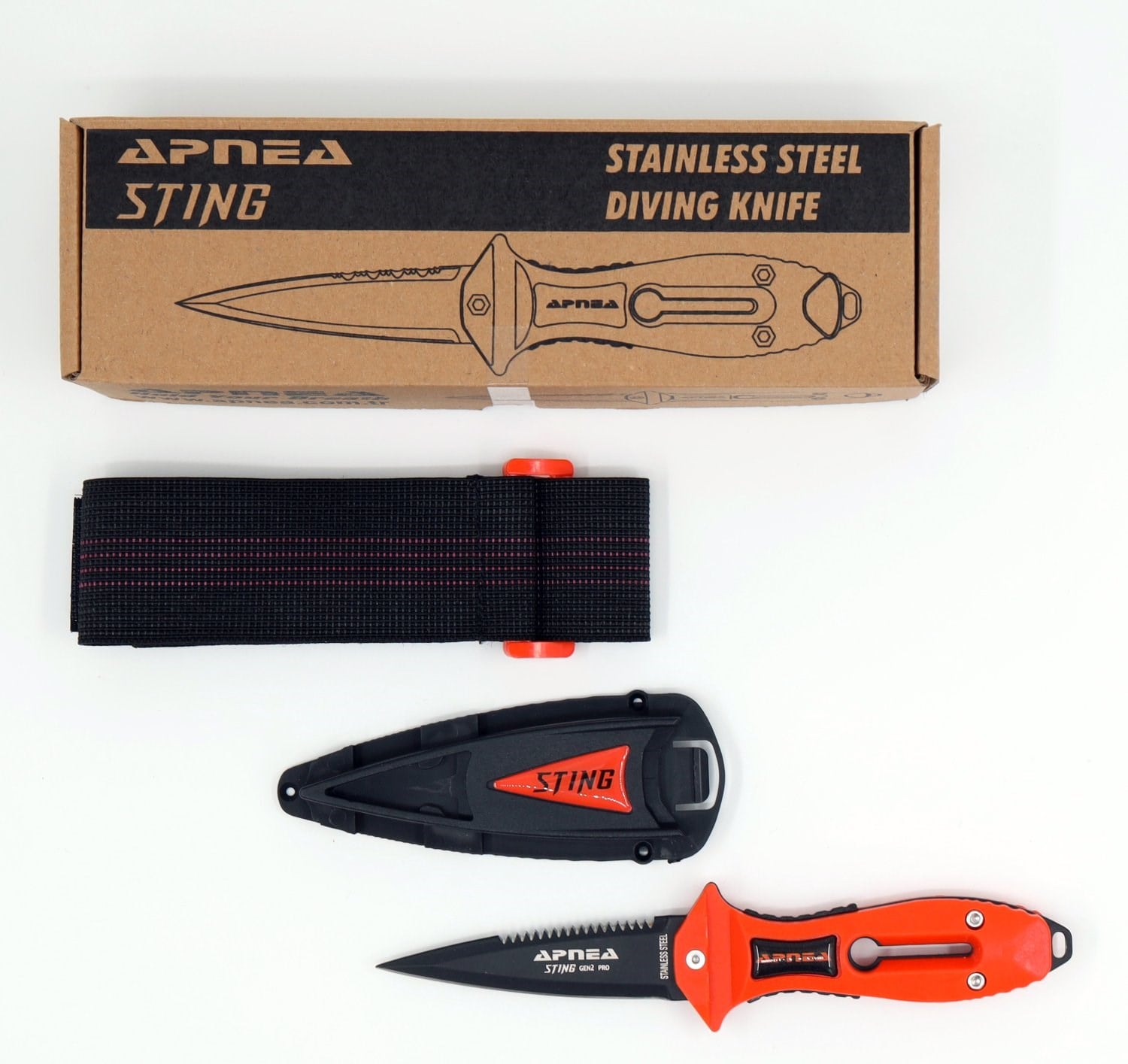 Apnea Sting Gen2 Pro Turuncu Bıçak