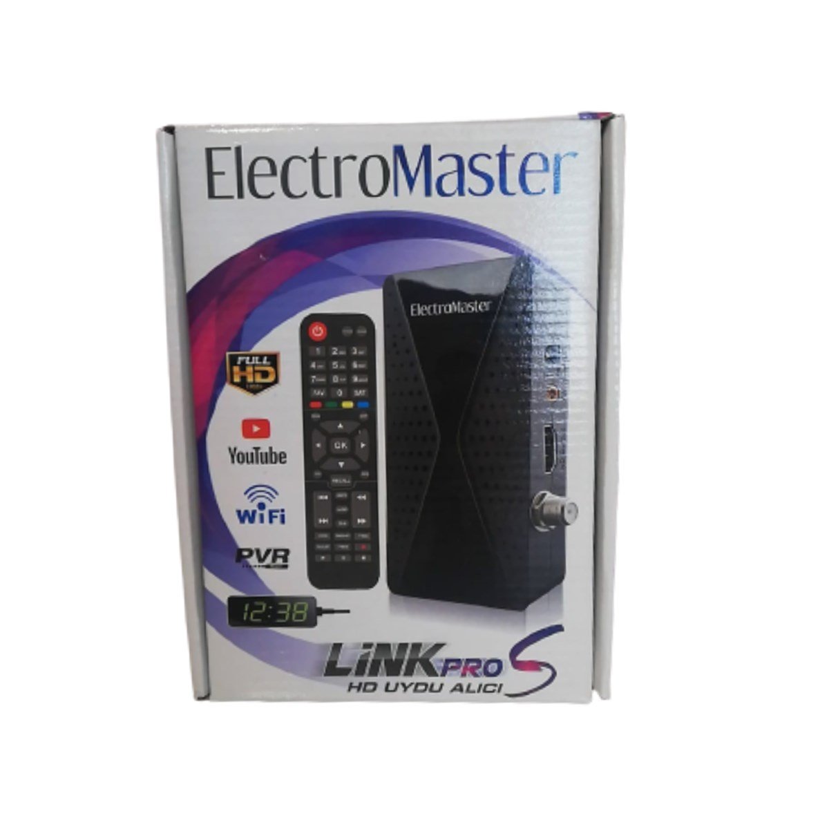 ElectroMaster Link Pro S HD Uydu Alıcısı I cinarelk.com