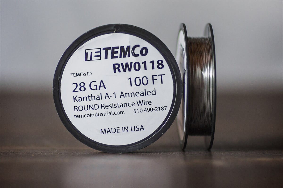 26 AWG 250 ft Kanthal A-1 round resistance wire. - TEMCo Industrial