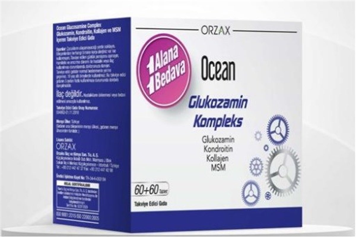 Ocean Glukozamin Kompleks 60+60 Tablet 1 ALANA 1 BEDAVA | Dermolist.com da!