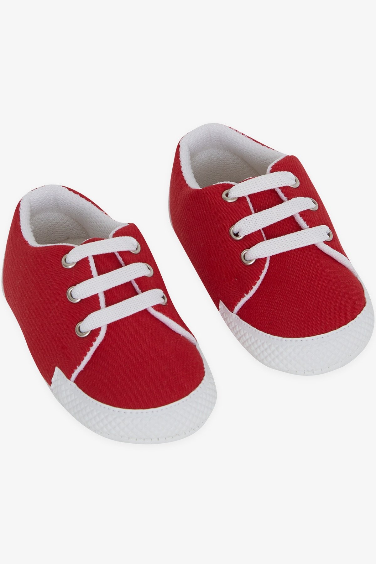 Kız Bebek Patik Ayakkabı Düz Renk Kırmızı 18 Numara-19 Numara - Tatlı Bebek  Ayakkabıları | Breeze