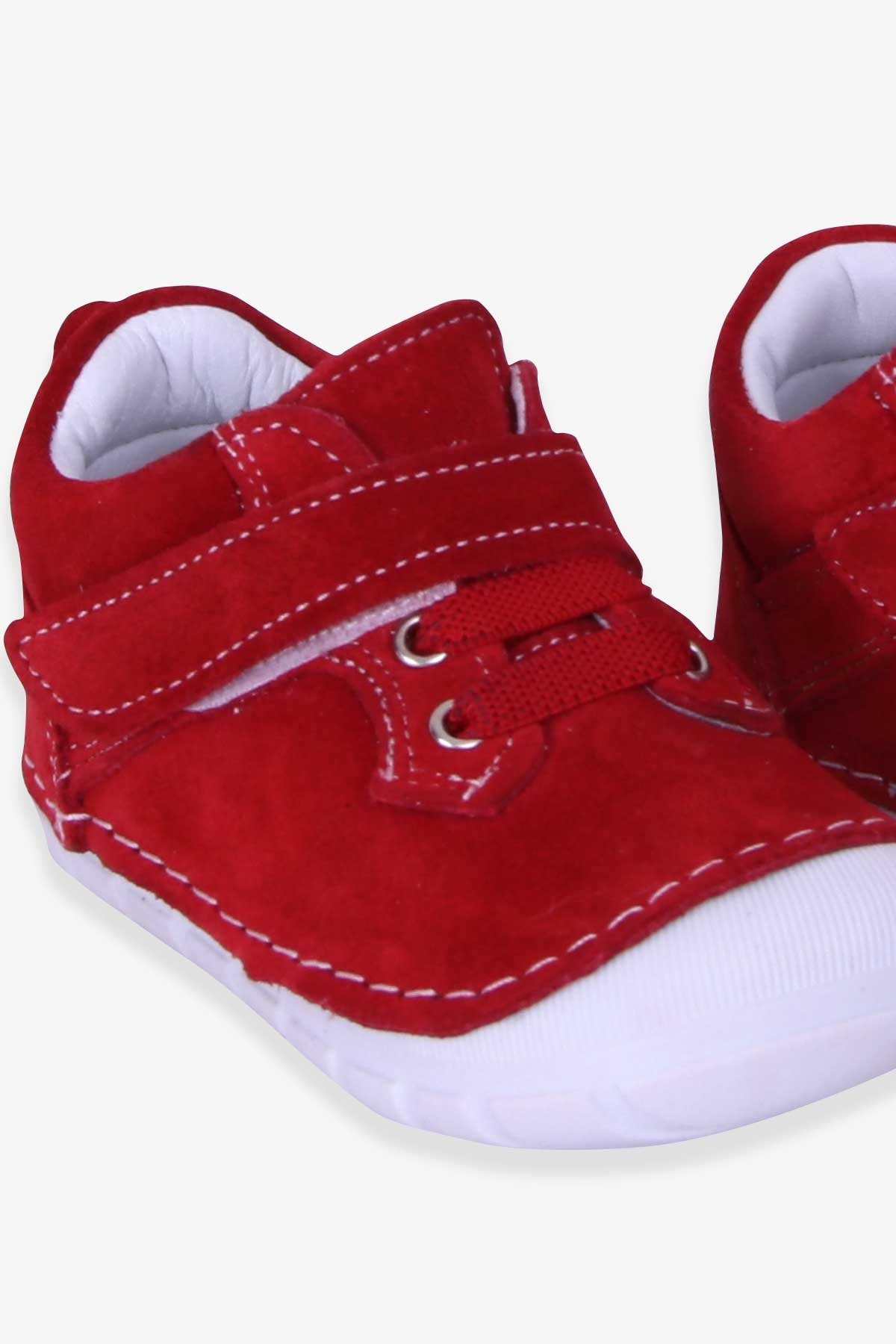 Kız Çocuk Cırtlı Süet Ayakkabı Kırmızı 20-21 Numara - Tatlı Modeller |  Breeze