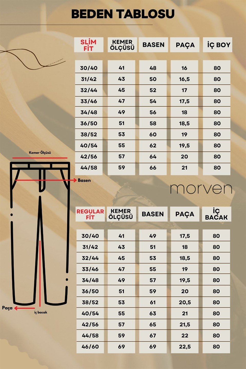 Morven Erkek Füme Slim Fit Yan Cep Kumaş Pantolon - Morven