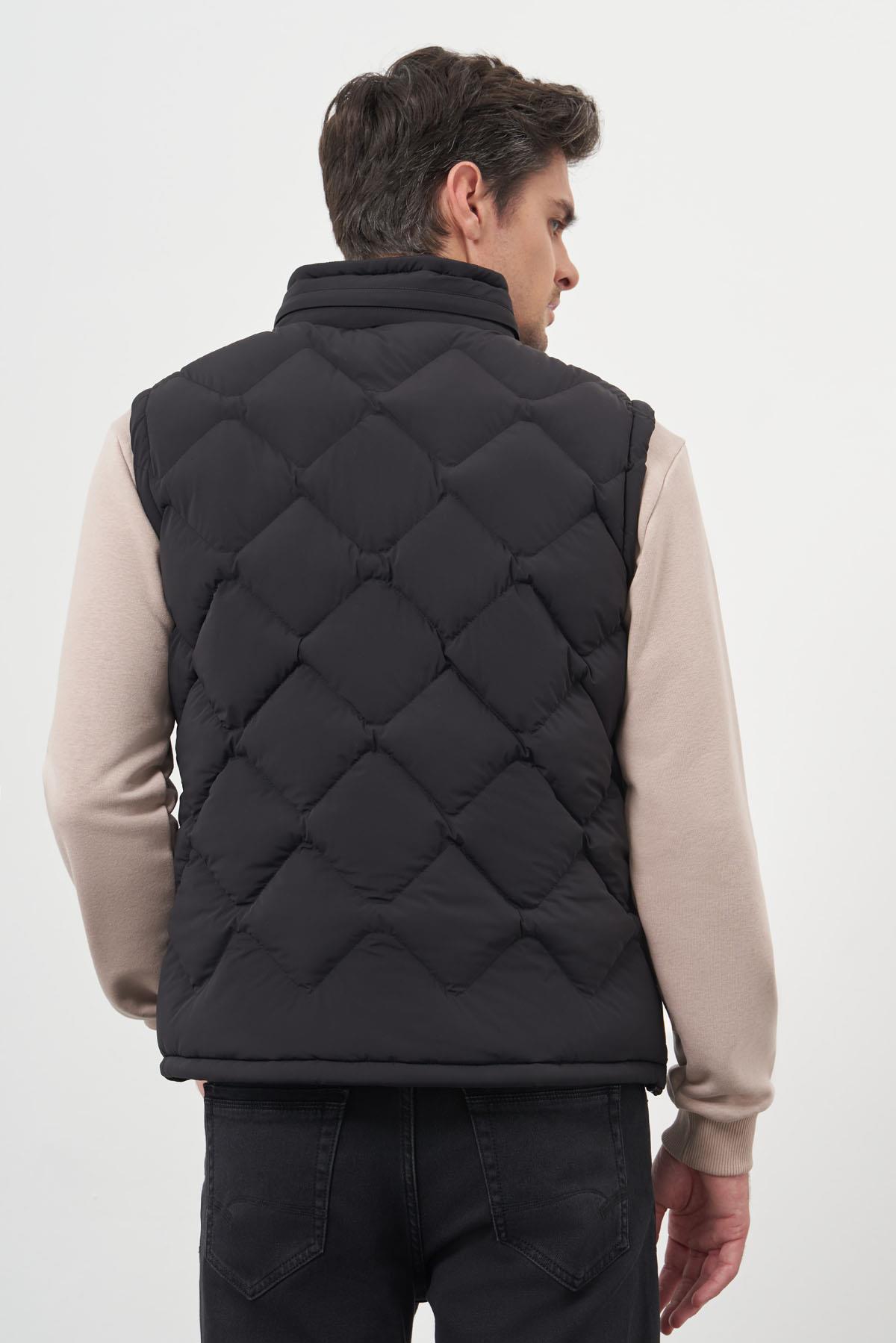 Morven Erkek Siyah Polyamide Spor Yelek