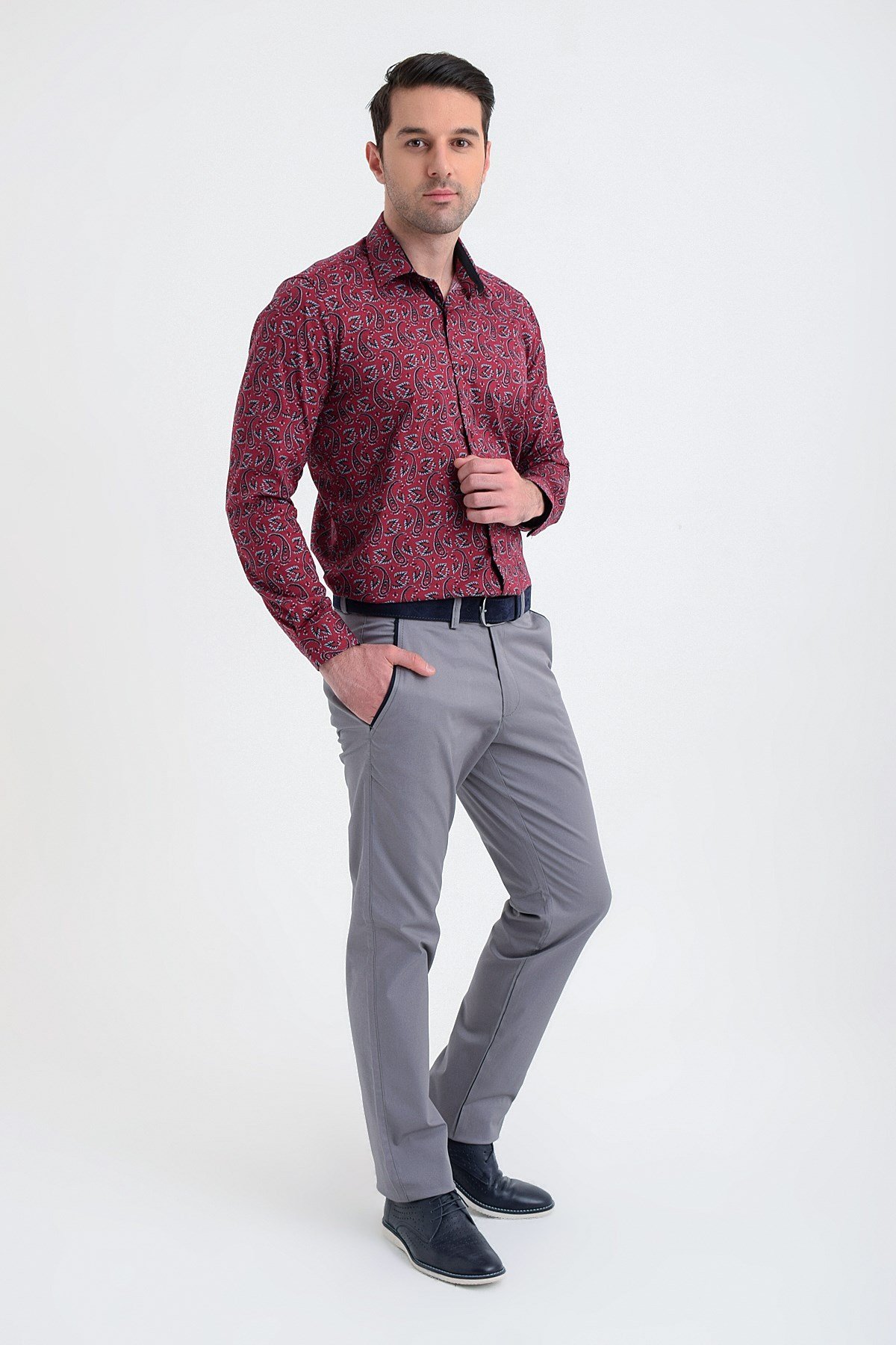 Padoc Dinamik Fit Pantolon Gri