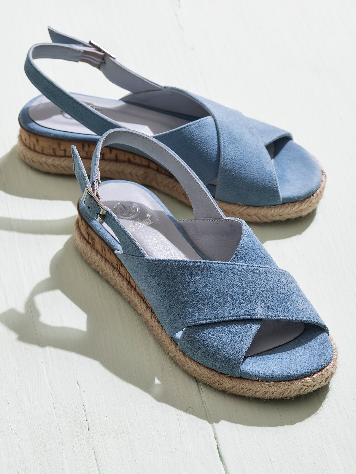 Mavi Hakiki Deri Kadın Sandalet Satın Al! LUARCAA-07 Fiyatı | Elle Shoes