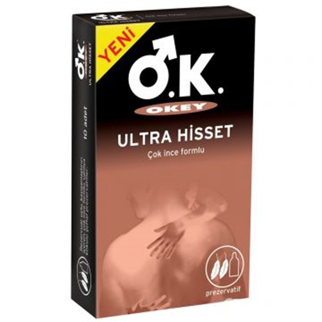 Okey Prezervatif Ultra Hisset İnce 10'lu