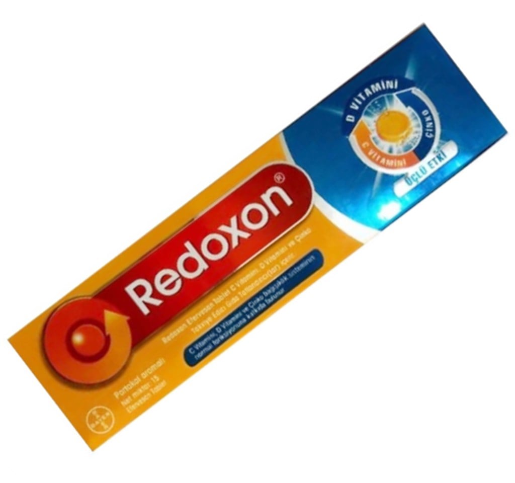 Redoxon C Vitamini D Vitamini Çinko Üçlü Etki Efervesan 15 Tablet