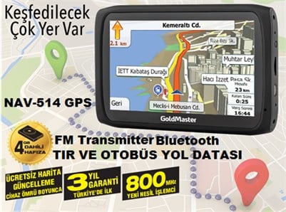Goldmaster NAV-514 GPS Navigasyon Cihazı