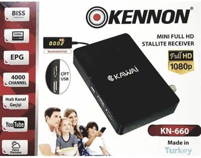 Kawai Kennon KN-660 Full HD Uydu Alıcısı Made in Turkey