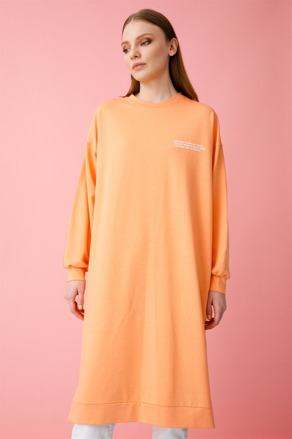 GHİSA OVERSİZE LONG SWEAT YAVRUAĞZI | ghisa.com.tr