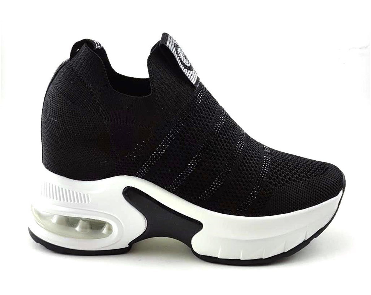 300-3 Guja Air Taban Günlük Bayan Spor Ayakkabı-Siyah - Sistem Ayakkabı  Online