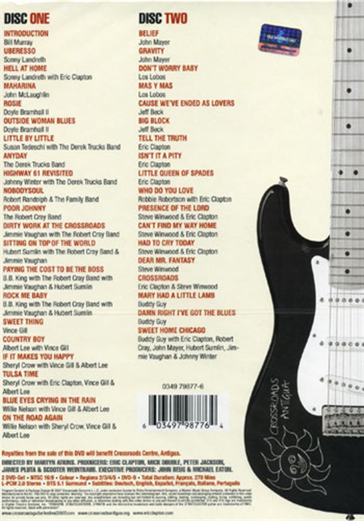 Eric Clapton Guitar Festival 2007 - Crossroads