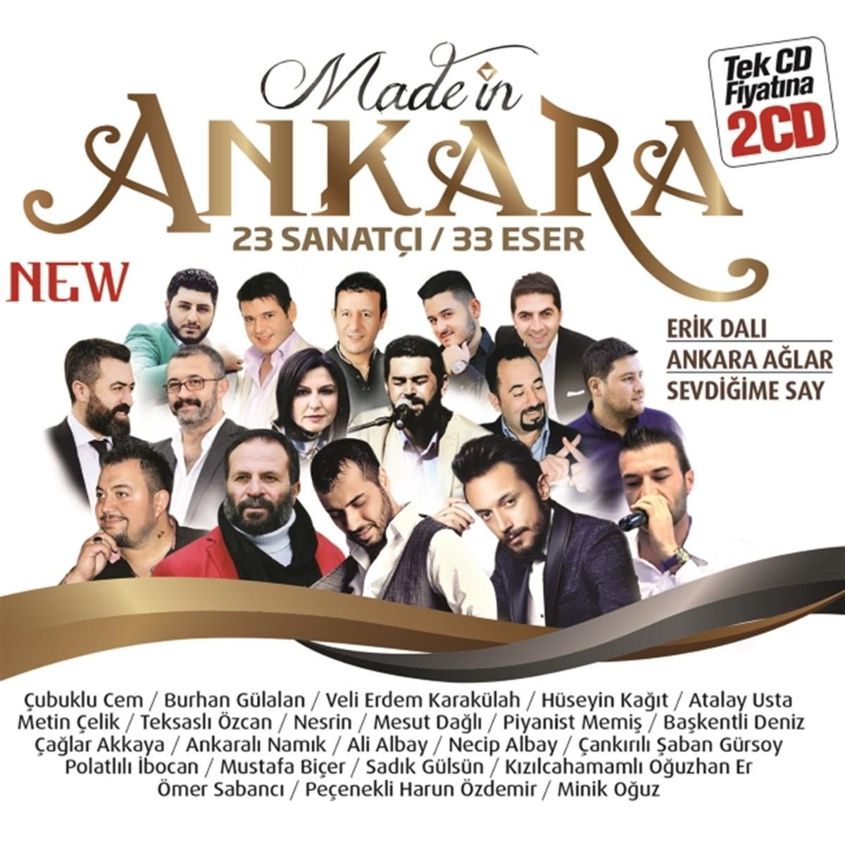 Made in Ankara- 23 Sanatçı / 33 Eser - Tek CD Fiyatına 2 CD