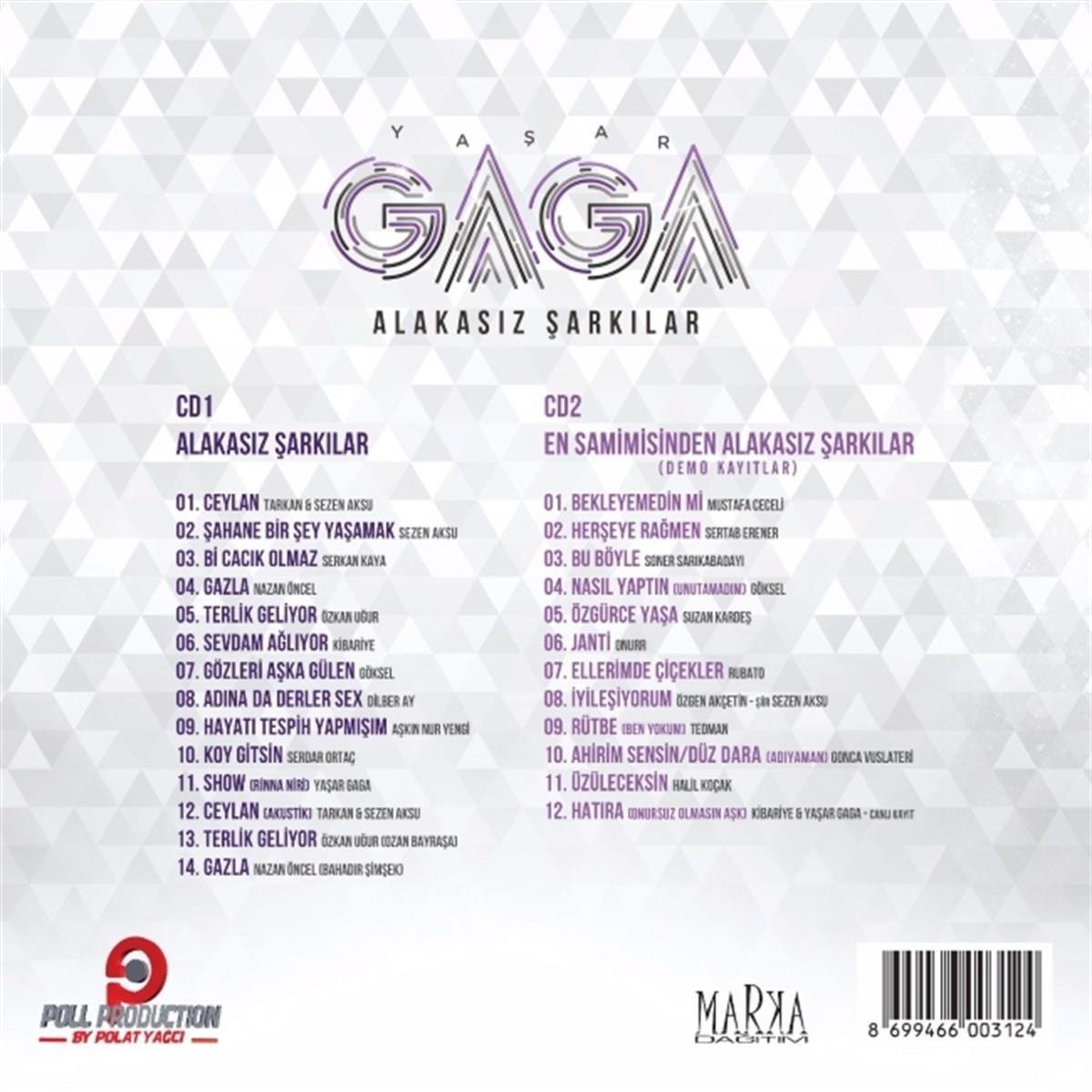 Yaşar Gaga - Alakasız Şarkılar (2 CD)