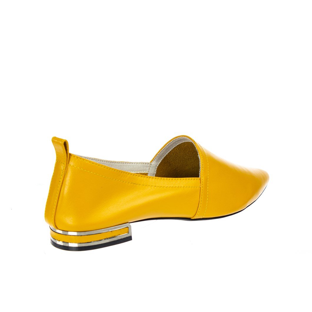 Women Casual Flat Shoes Yellow 185 504 16524 Celal G ltekin