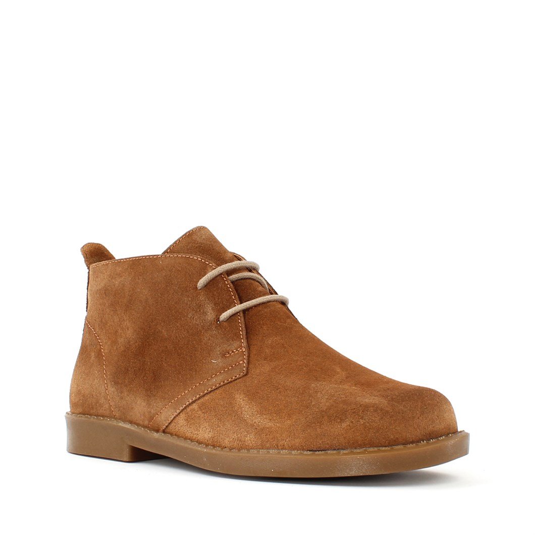 Women Leather Boots Tan Suede 669 22617 16955 Celal Gultekin