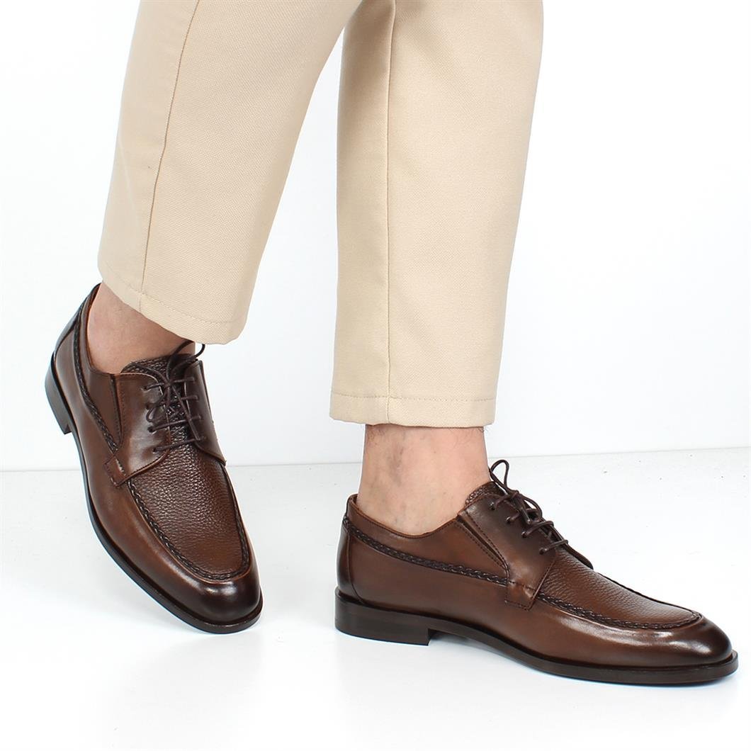 Kahverengi Deri Ayakkabı Erkek Klasik 406 4400-16512 | Celal Gültekin
