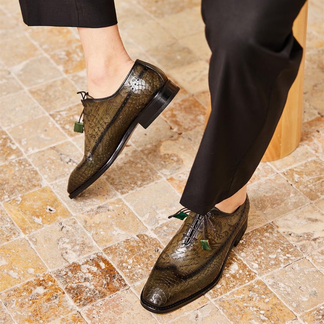 Yeşil Klasik Erkek Ayakkabı 552 036-16526 | Celal Gültekin