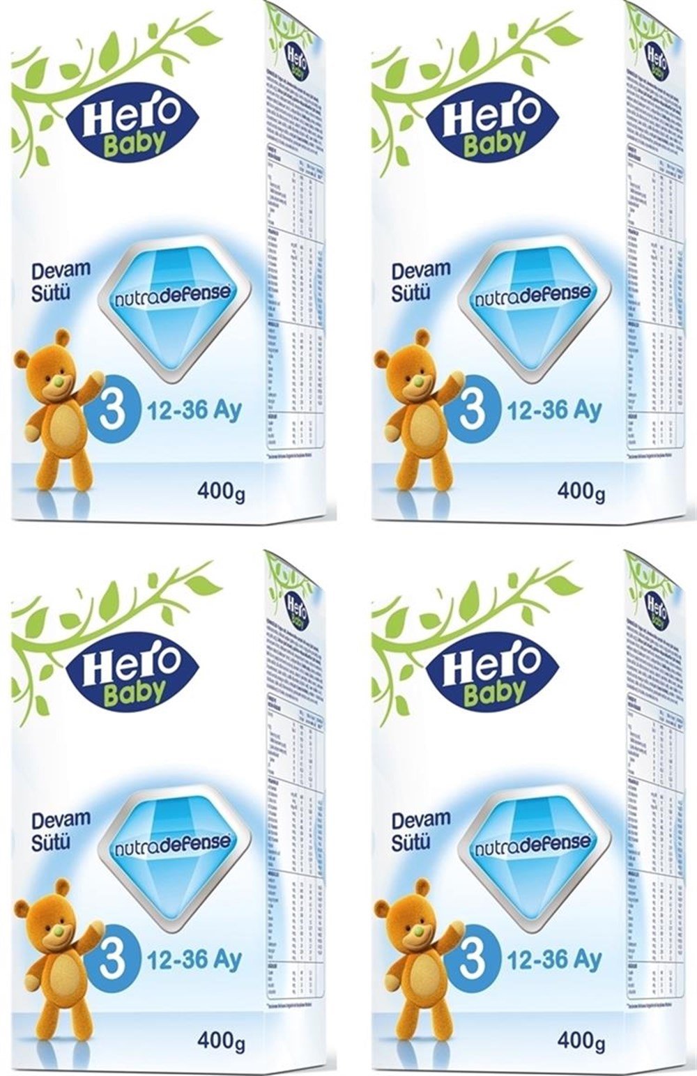 Hero Baby NutraDefense Devam Sütü 3 No 400grx4Adet Fiyatı