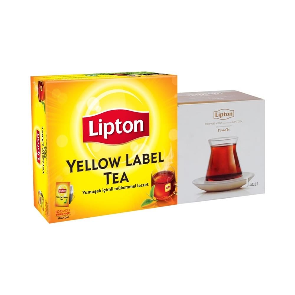 Lipton Yellow Label Bardak Poşet Çay 100 Adet Fiyatı