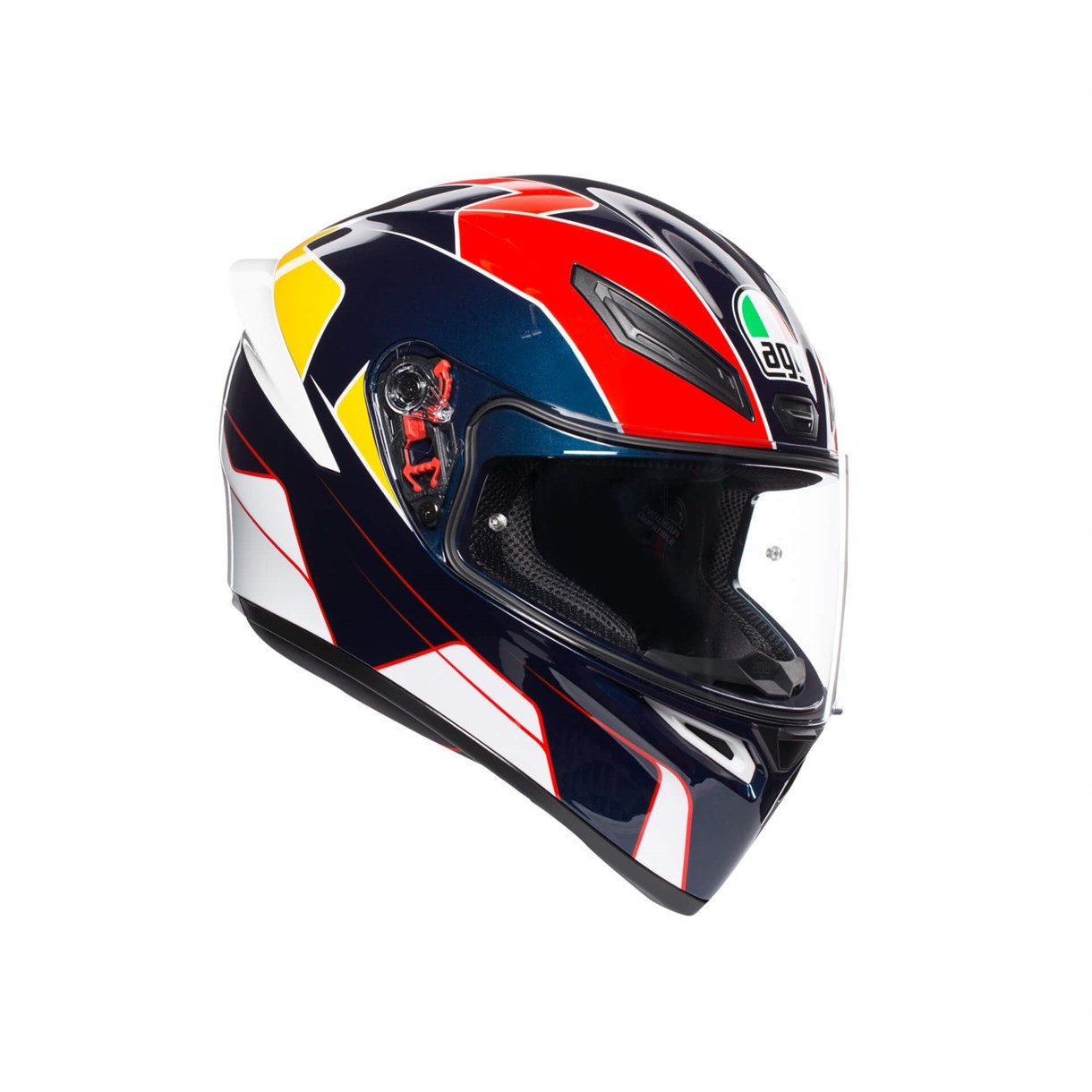 Agv K1 Multi Pitlane Blue Red Yellow Kapalı Kask