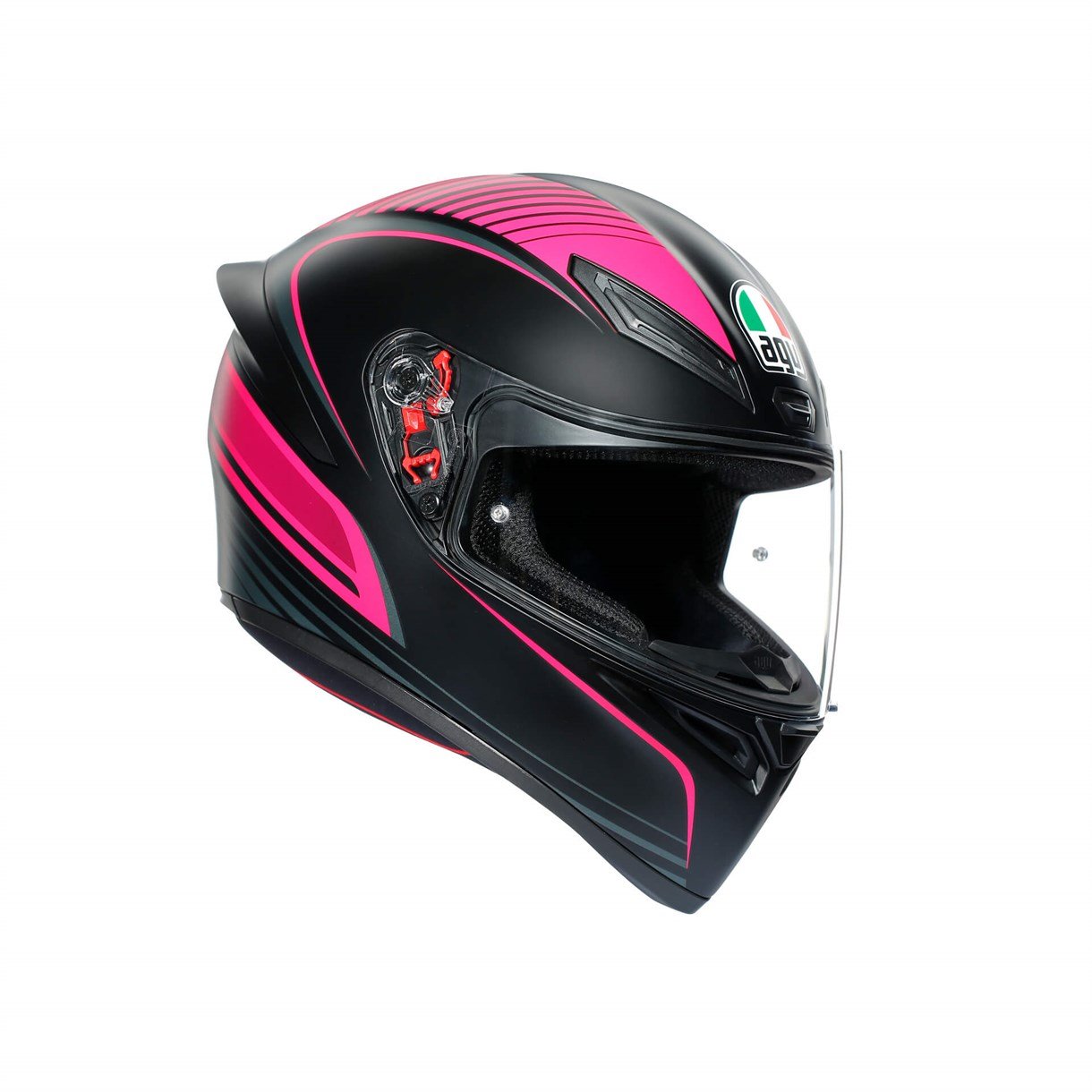 AGV K1 MLサイズ Agv K1 Multi Warmup Black Pink Kapalı Kask