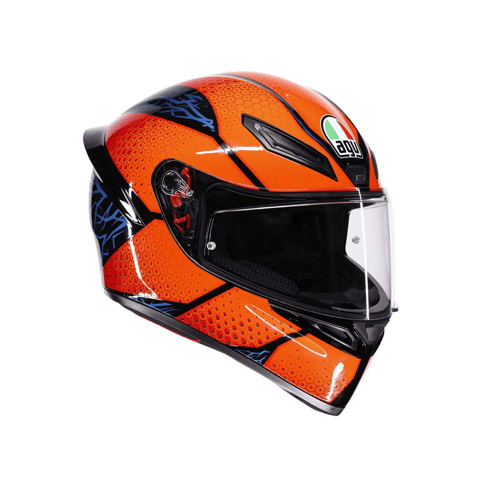 マ*ィ様 AGV k1s Agv K1 S Speedarmor Black Orange Blue Kapalı Kask