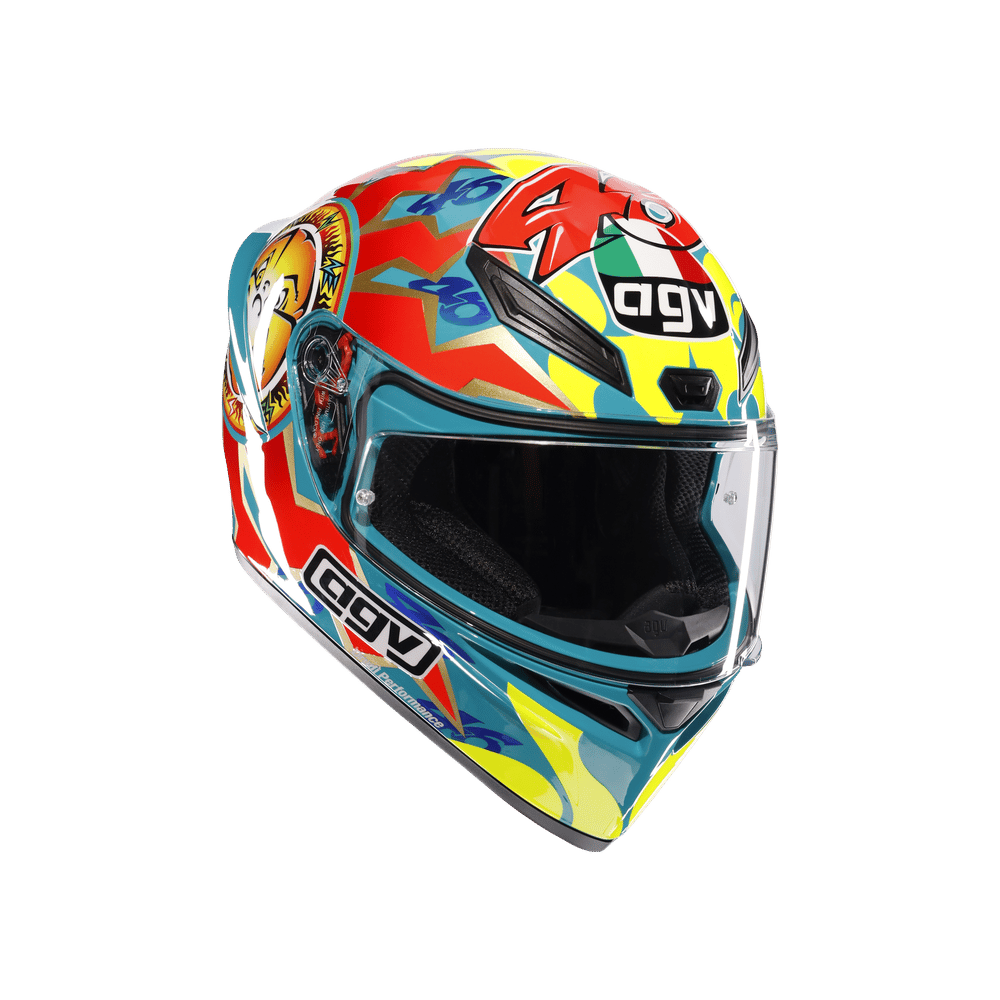 セキュリティ・セーフティ agv k1s ROSSI MUGELLO 1999 Agv K1S Rossi Mugello 1999 Configuration Kapalı Kask