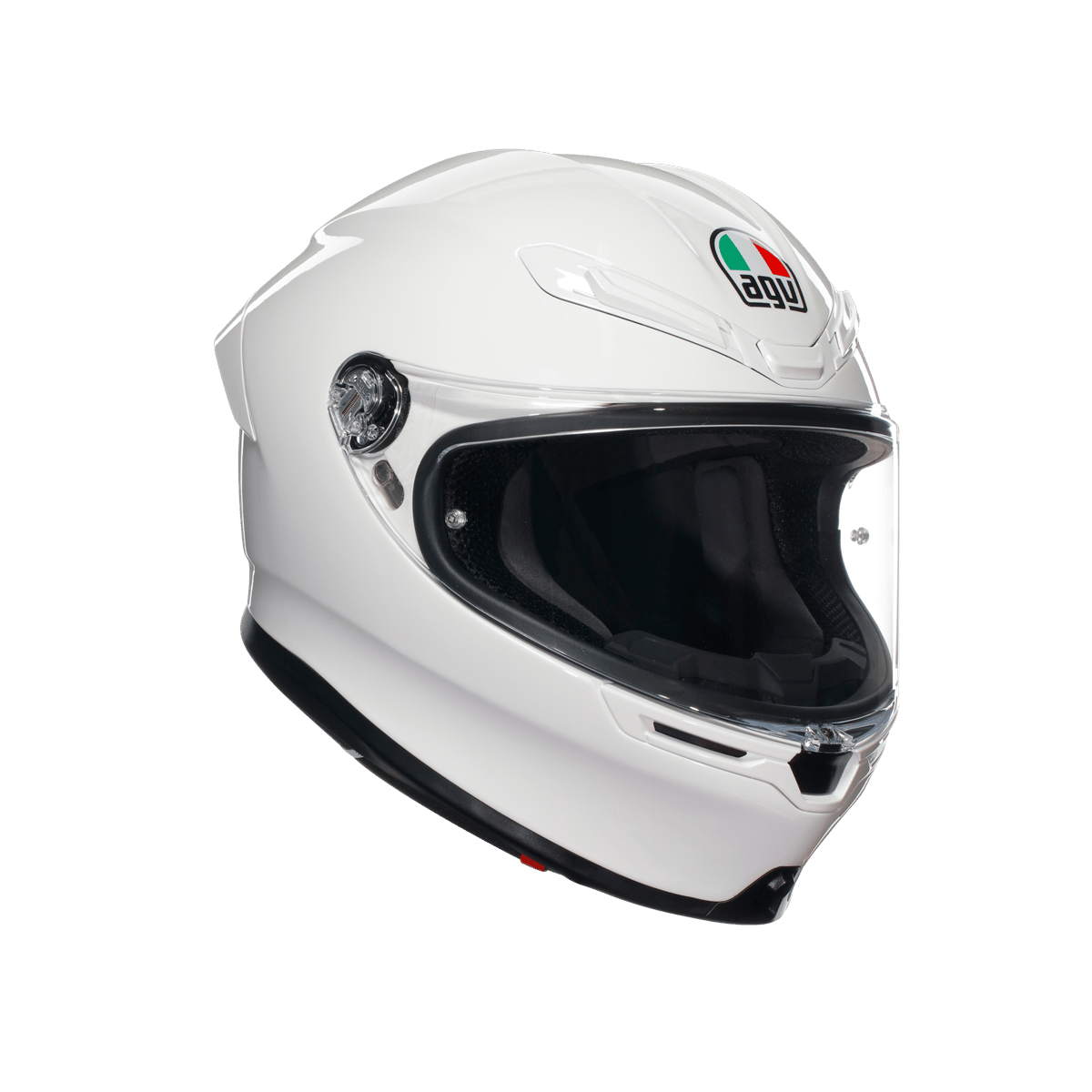 Agv K6 S Mono White Kapalı Kask