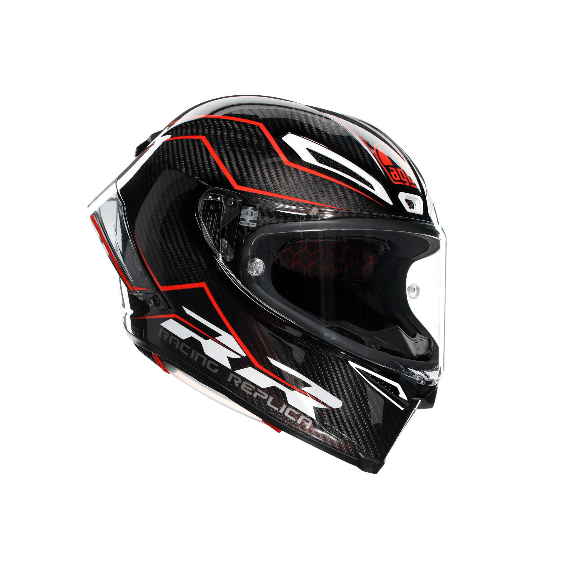 Agv Pista GP RR Mplk Performance Carbon Blk Red Kapalı Kask