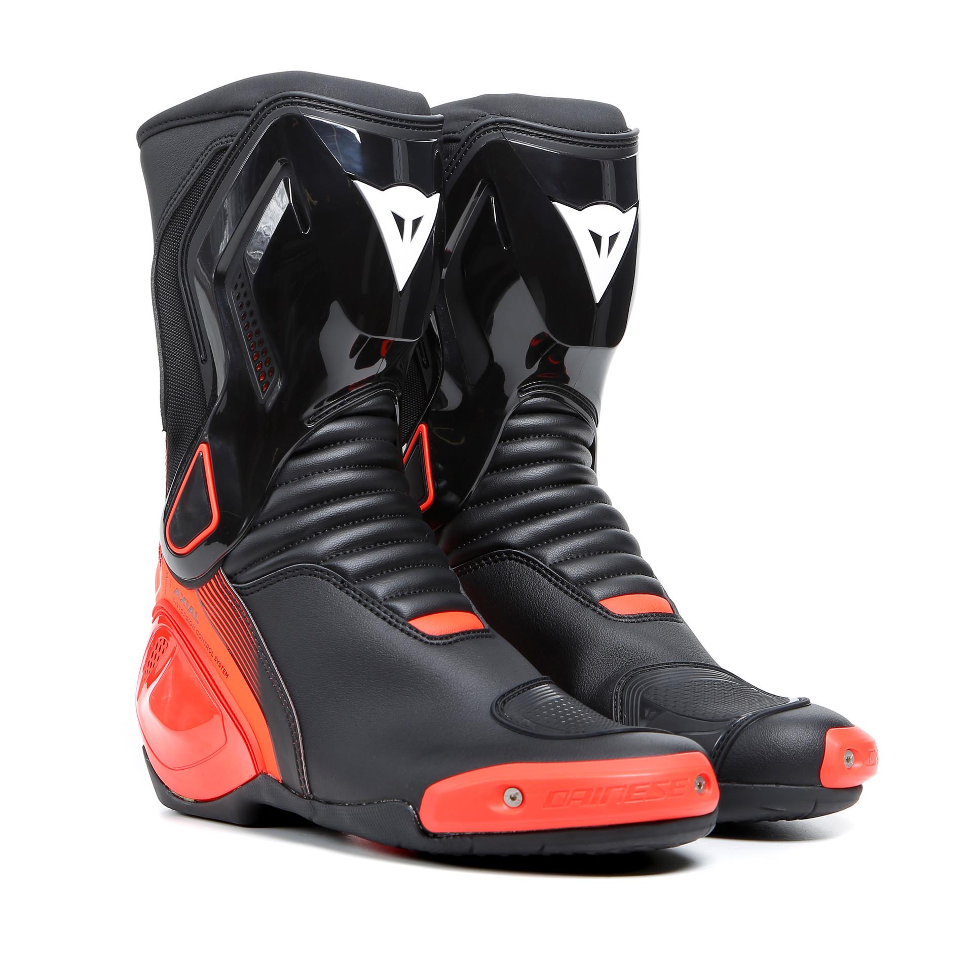 Dainese Nexus 2 Black Fluo Red Deri Bot