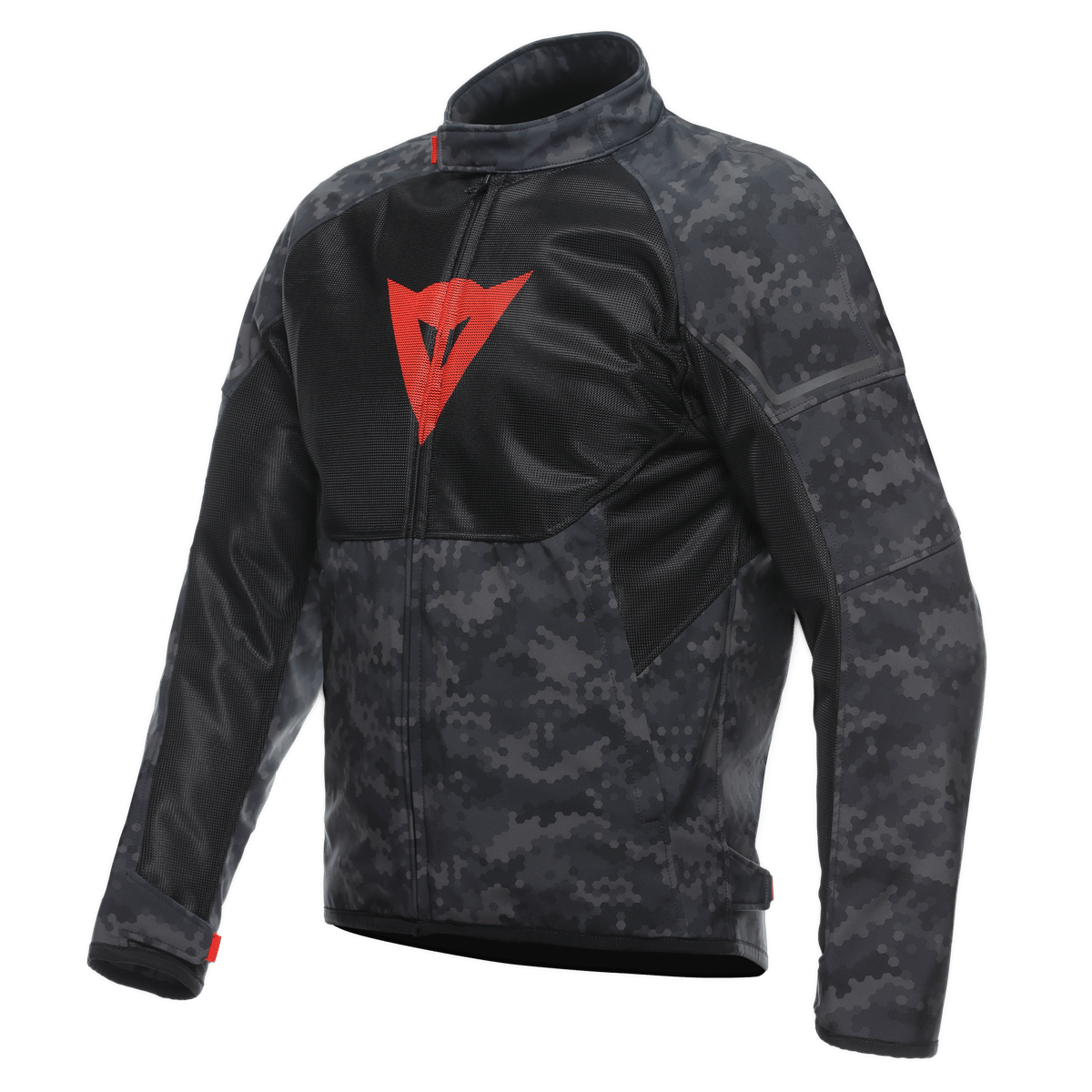 Dainese İgnite Camo Gray Black Fluo Red Air Tekstil Mont