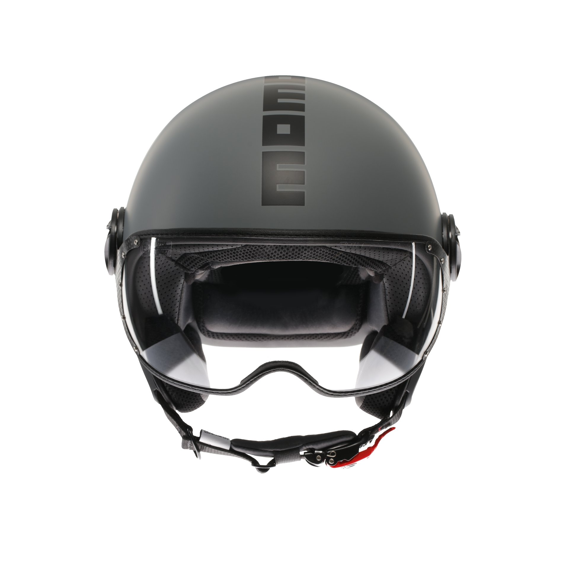 MomoDesign Fgrt Classic Mono Matt Grey Black Açık Kask