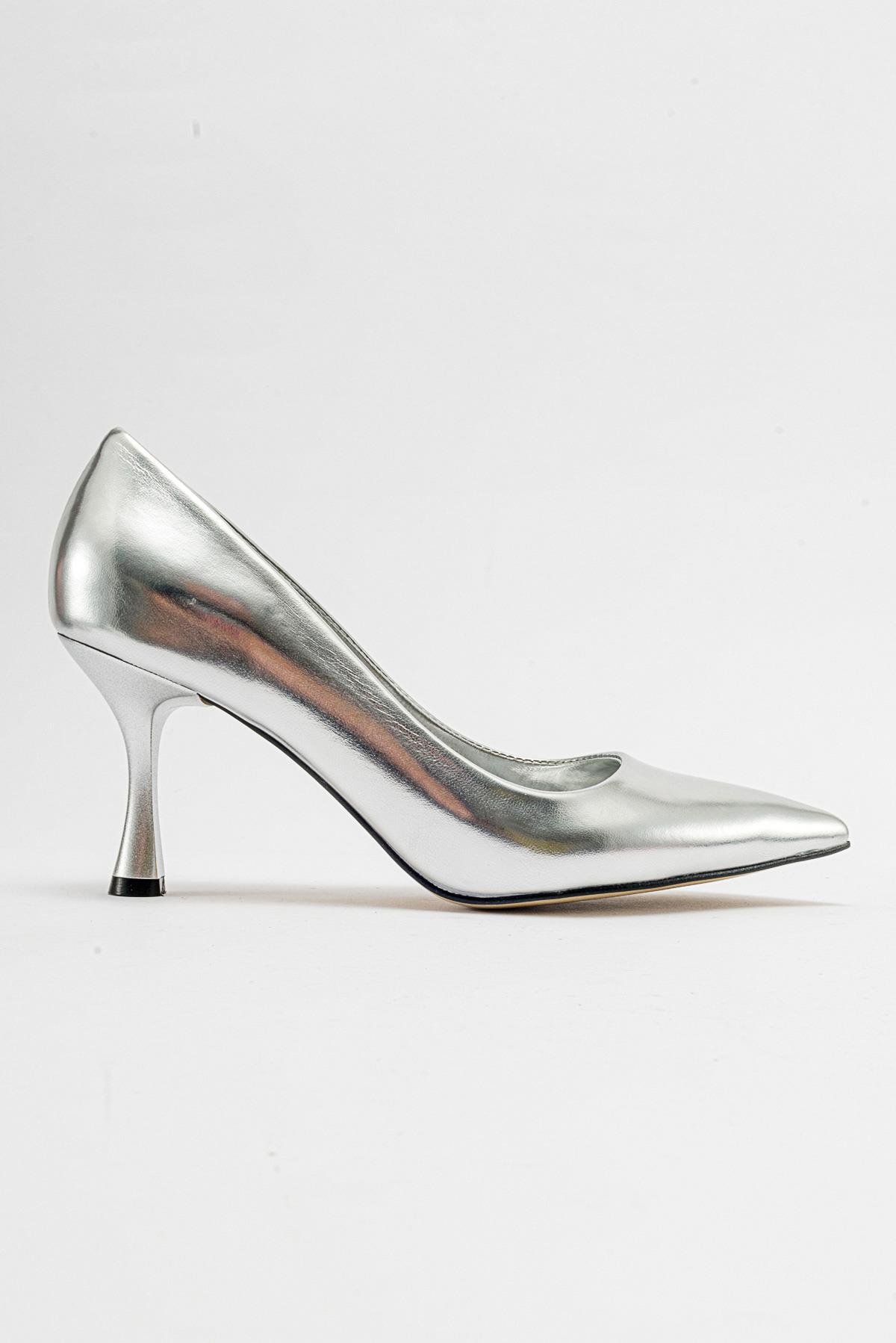 Kadın Stiletto Ayakkabı GÜMÜŞ ZRA
