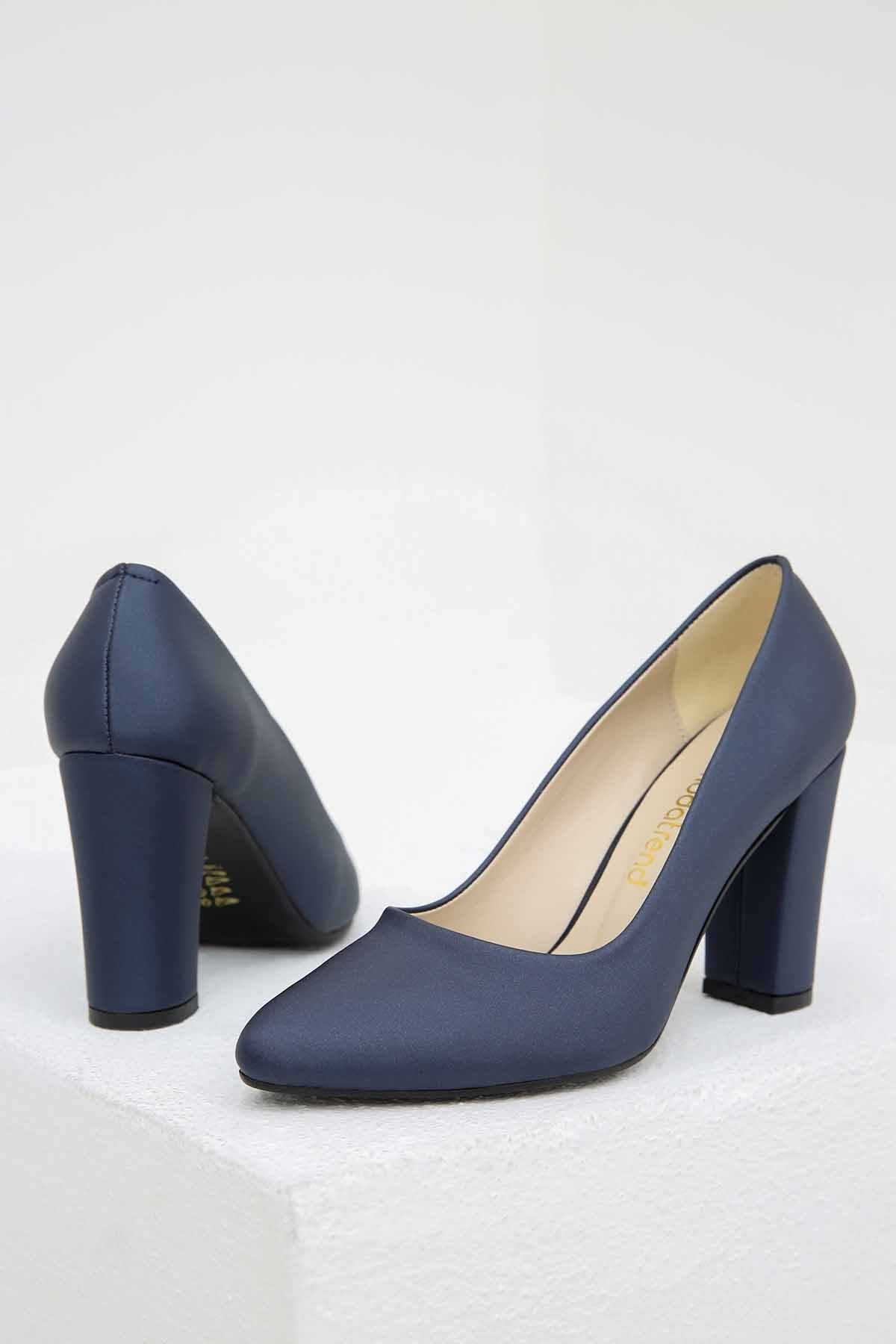 ゆうか Kadın Topuklu Ayakkabı LACİ SATEN