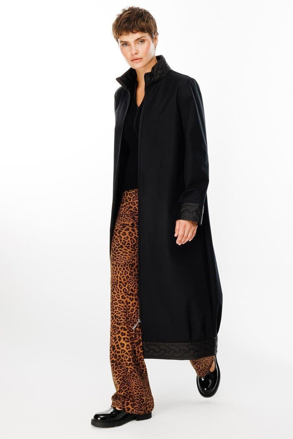 Micca 242596M İçi Polar Hakim Yaka İnce Mont - Siyah - Bilen Giyim