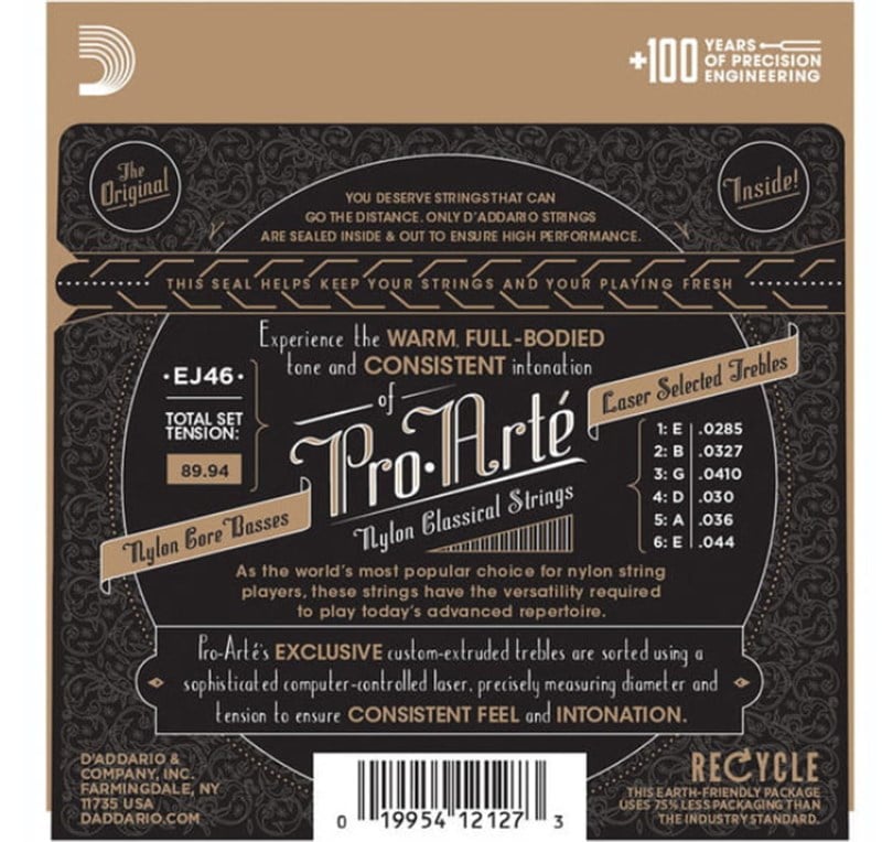 D Addario EJ46 Fiyat ve Pro Arte Klasik Gitar Teli Modelleri