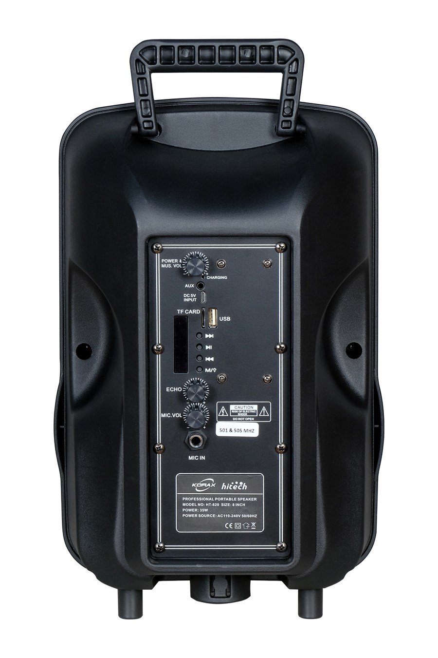 Korax HT-820 35 Watt 8'' UHF Mikrofonlu Portatif Ses Sistemi Fiyatı ve  Özellikleri ®MeduMuzikMarket.com'da