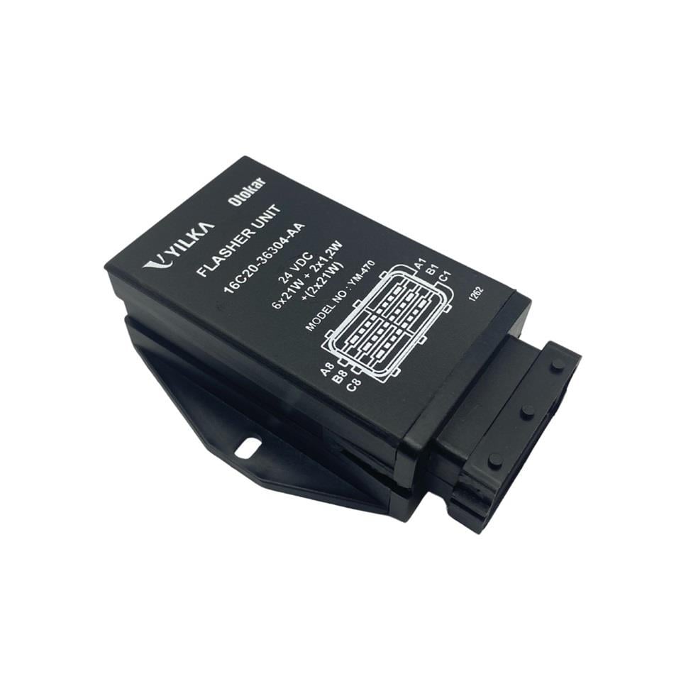YILKA YM-470 YILKA 24V FLAŞÖR 24 UÇLU (6 x 21W + 2 x 1,2W) + (2 x