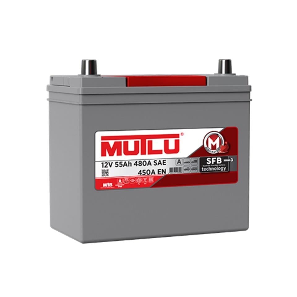 Mutlu Akü 12 V 55 Ah Yüksek Ters D20.55.045.D