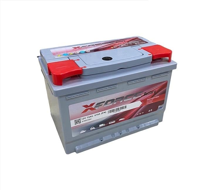 XFORCE X616D21D01 XFORCE 12V 72 AH AKÜ 610 A (EN) (278*175*190)