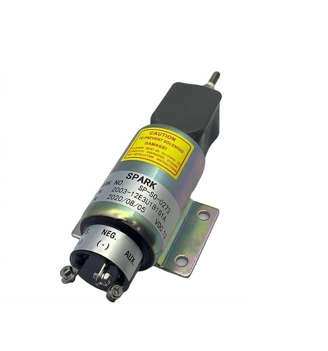 すがの SPARK SP-SO-0273 12V STOP SELENOİDİ AYAKLI (3 ÇIKIŞ) (PLATİNLİ) (U